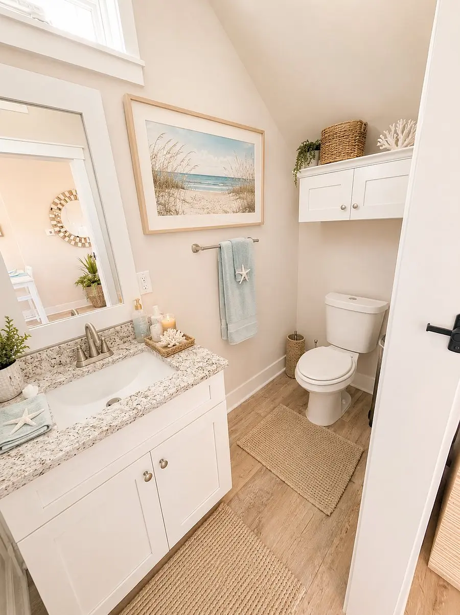 Full bathroom at Aqua Paradise, Islamorada, Florida Keys