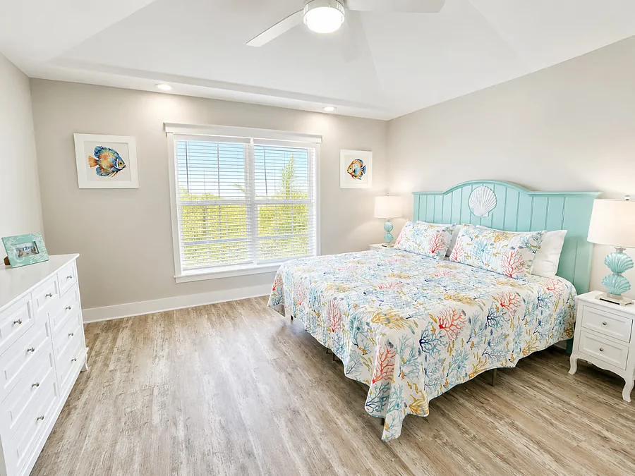 Primary bedroom alternate view at High Tide Hideaway, Islamorada, Florida Keys