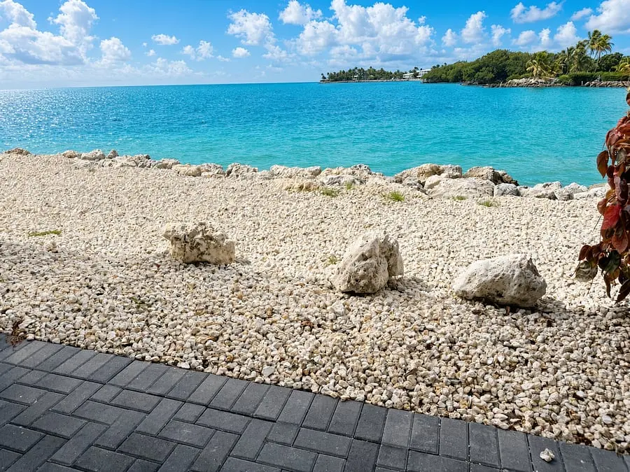 Waterfront shoreline at VellaMar, Islamorada, Florida Keys
